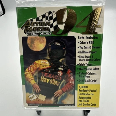 1994 Action Packed 6 Card Promo Set - Series 3  Pack #1 Sealed New - Image 1 of 4