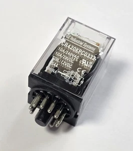 GE CR420KPC0332 Relay Coil 12VDC 11-Pin 3PDT - New - Picture 1 of 5