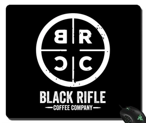 Black Rifle Coffee Company Logo mousepad lock edge macbook asus acer hp PC - Picture 1 of 3