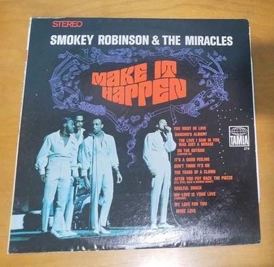 Smokey Robinson - Make It Happen (Used Vinyl, Very Good, Motown) - Image 1 of 2