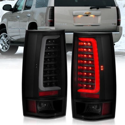 Luz trasera LED ANZO para Chevy Tahoe 2007-2014 estilo tablón negro con lente de humo Foto 1 de 4