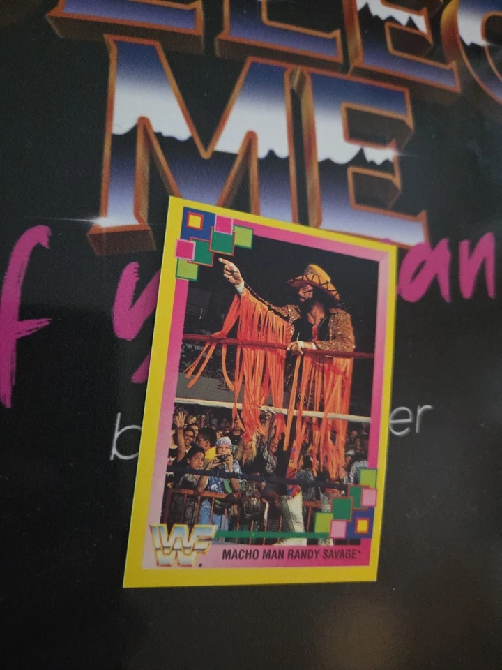 Merlin 1993 WWF WWE Macho Man Randy Savage Deutsche Wrestling Trading Card - Bild 1 von 1