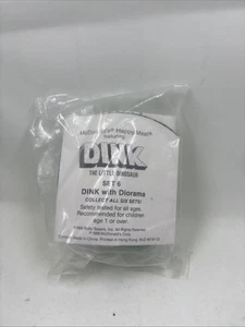 McDonalds Happy Meal Toy Dink Little Dinosaur Dink #6 1989 diorama vintage NUEVO - Imagen 1 de 4