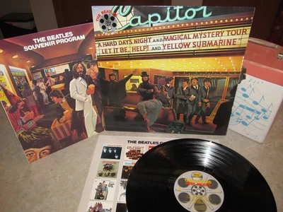 THE BEATLES Reel Music CAPITAL SV-12199 LP Souvenir Booklet W/Inner LIMITED NM! - Image 1 of 4