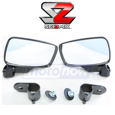 Seizmik Side View Mirror for 1.75in. Roll Cage for 2013-2015 John Deere ak - Image 1 of 4