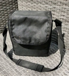 Vintage Retro Classic Square Film Camera Carry Case Shoulder Bag Semi-hard Black - Picture 1 of 7