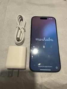 Iphone 15 Pro 256gb Black Titanium Unlocked Brand New Open Box - Photo 1 sur 5