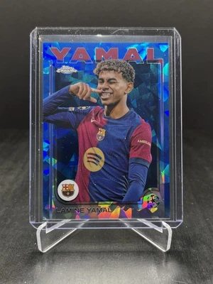 2024-25 Topps Cromo Zafiro UEFA Fútbol Lamina Yamal Imagen Variación IV SP #27 Foto 1 de 2