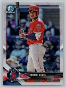 Bowman Draft 2018 #BDC-35 Jahmai Jones refractores cromados Los Angeles Angels - Imagen 1 de 2
