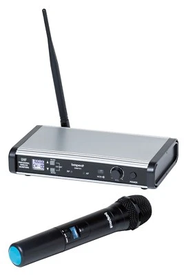 BESPECO GM9781 Radiomicrofono palmare UHF 100 canali selezionabili - Immagine 1 di 4