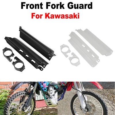 Protector de horquilla delantero para Kawasaki KDX250 KDX200 KLX650 KLX250R KLX300R cubierta protectora Foto 1 de 4
