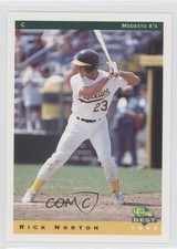 1993 Classic Best Modesto A's Richard Norton Rick Norton #15