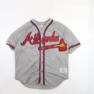 Maglia Vintage Atlanta Braves CCM Taglia Media MLB - Foto 1 di 13