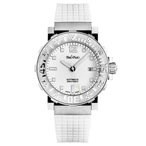 Paul Picot Men's 'C-Type' White Dial White Strap Automatic P4118.SGBL.1401 - Picture 1 of 4