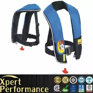 Giubbotto salvagente gonfiabile manuale gonfiabile aiuto sopravvivenza giubbotto salvagente PFD alta qualità NUOVO - Foto 1 di 9