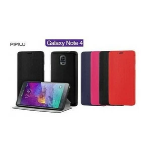 Cover Folio Cover Pipilu Samsung Galaxy Note 4 Pelle PU Lanciare - Foto 1 di 12