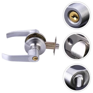 Bath Door Lock Set Baby Safety Lock Door Lock Handle Passage Door Knob - Picture 1 of 12