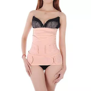 New 3 in 1 Breathable Elastic Postpartum Postnatal Recovery Support Girdle Belt  - Picture 1 of 10