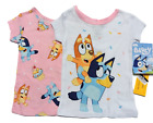 Ludo Studios Blue(Y) Baby Girls Size 18M White/Pink Graphic Ss Pajama Top(2Pc)