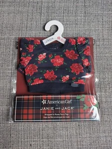 Janie And Jack Wrapped In Roses Party Top Outfit American Girl Doll Clothes - Picture 1 of 2