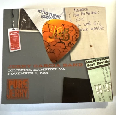 Jerry Garcia Band: Hampton Coliseum 11/9/1991 [Pure Jerry #7] (2 CD, 2006)  RARE - Imagem 1 de 4
