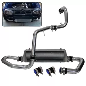 Front Mount Intercooler & Pipe Kit for Volkswagen Golf Jetta MK4 1.8T 1998-2005 - Picture 1 of 10