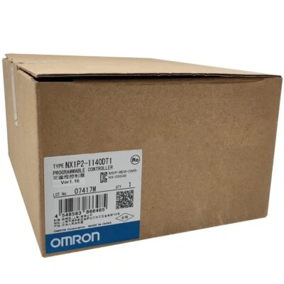 NX1P2-1140DT1 New Sealed OMRON NX1P2 CPU Unit PLC MODULE NX1P2-1140DT1 - Image 1 of 4