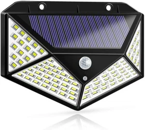 Solar Lights Outdoor Motion Sensor Wall Night For Yard Stairs Garage Fence Porch - Picture 1 of 8