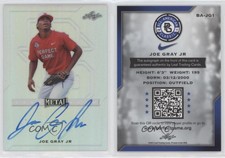 2017 Leaf Perfect Game All-American Classic Metal Silver Joe Gray Jr Auto