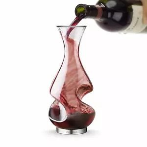 Red Wine Decanter Conundrum Aerator Taste Enhancer Carafe Drinking Bar Pourer UK - Picture 1 of 6