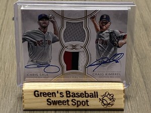 2018 Topps Definitive Collection Chris Sale / Craig Kimbrel Dual Auto 35/35