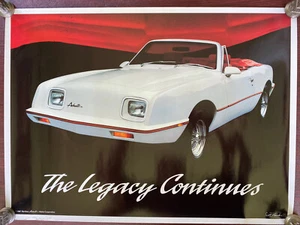 Original 1987 AVANTI: THE LEGACY CONTINIES großes Poster 27" x 20" Scott Bourdon - Bild 1 von 6