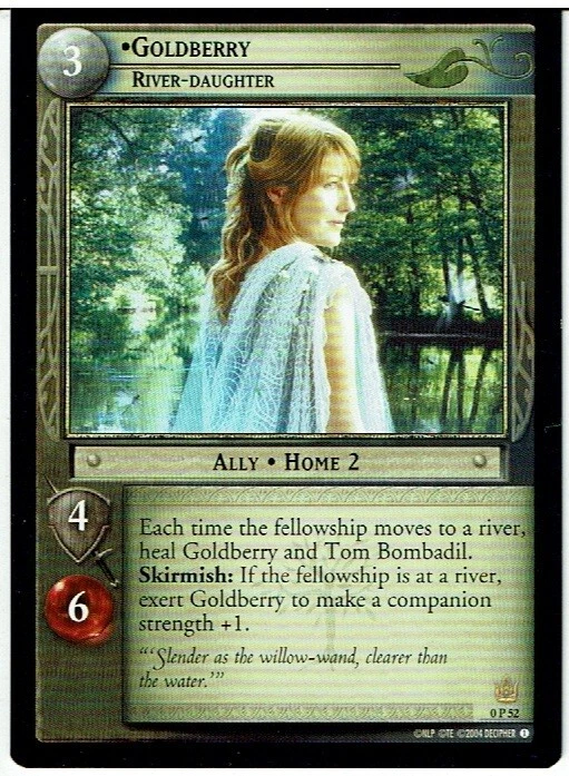 LORD OF THE RINGS TCG PROMO 0P52 GOLDBERRY RIVER-DAUGHTER lp - Image 1 of 1