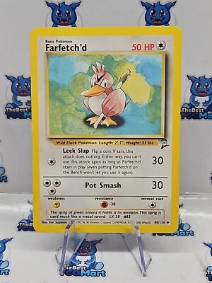 Pokemon Farfetch'd - 40/130 Base Set 2 - MP - Image 1 of 2