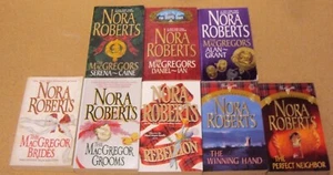 Nora Roberts "The Macgregors" Complete Series of 11 novels in 8 paperback books - Picture 1 of 2