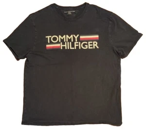 Tommy Hilfiger Mens Crewneck Short Sleeve T-Shirt Cotton Tommy Logo Size XL - Picture 1 of 3