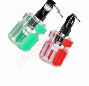 4Piece 6MM Set Mini Stubby Screwdriver Magnetic Snap on 2 Phillips + 2 Slotted - Picture 1 of 4