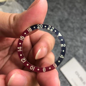 Inserto de bisel de baquelita para reloj vintage Rolex GMT Master 6542 - Imagen 1 de 4