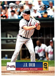 2005 Donruss - J.D. Drew - 25th Anniversary /25 - Braves #96 - Picture 1 of 2
