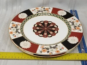 2 MIKASA Bone China “SHOGUN” A6851 Dinner Plates - Picture 1 of 3