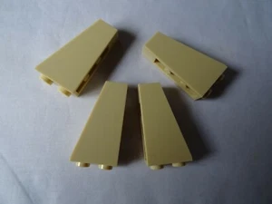 NUOVO LEGO PART 2449 TAN 75. 2 x 1 x 3 PIOGGIAMENTI INVERTITI x 4 - Foto 1 di 1