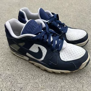 Nike - Scarpe - 488059-102 - AIR TRAINER CLASSIC - Bianco Midnight Navy - Uomo 10 - Foto 1 di 11