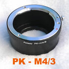 Pentax Pk Lens Micro 4/3 M4/3 Adapter Olympus E-Pl5 E-Pl6 E-Pl7 E-Pl8 E-M5 E-M10