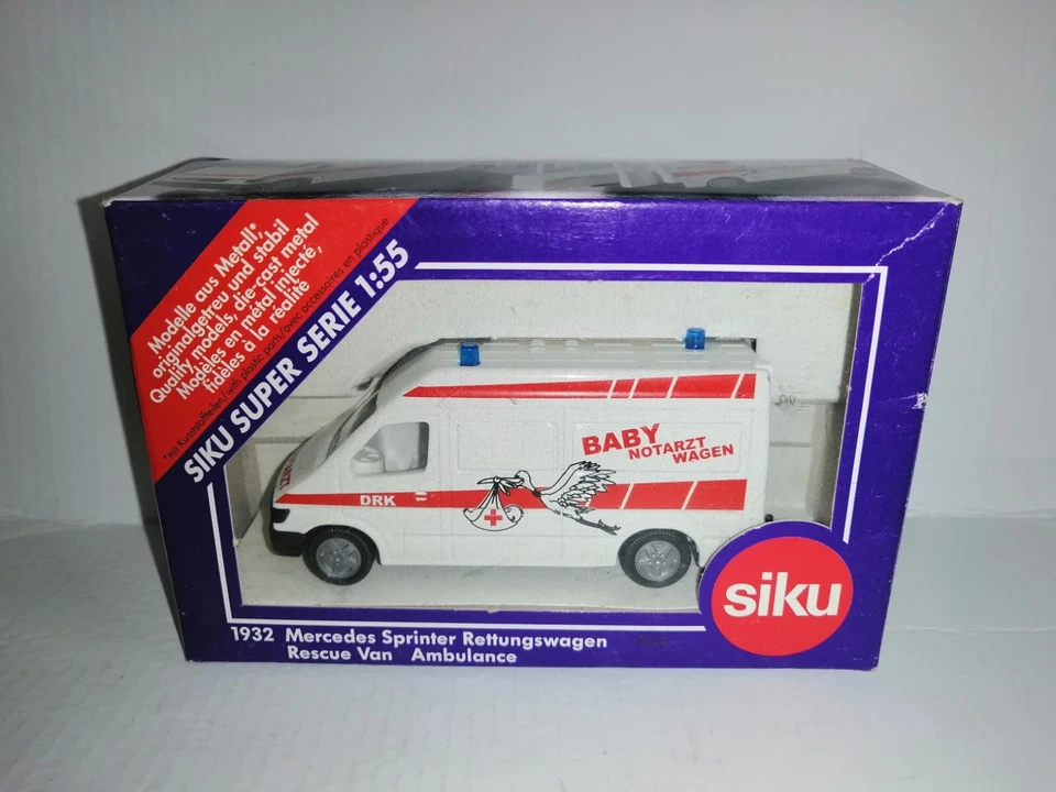 SIKU 1/55 MERCEDES SPRINTER AMBULANCE REF.1932 - Immagine 1 di 1