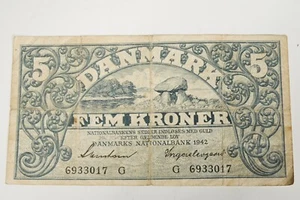 DINAMARCA 5 coronas 1942 - Imagen 1 de 2