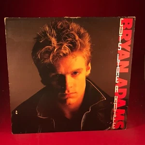 BRYAN ADAMS Cuts Like A Knife 1986 UK vinyl LP + INNER Straight From The Heart - Picture 1 of 5