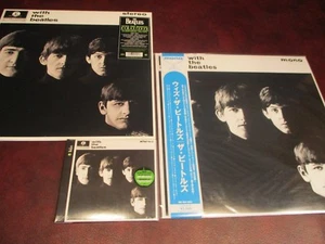 WITH THE BEATLES MONO VERIFIED JAPAN OBI 2003 LP + 180 GRAM STEREO 2 LP + CD SET - Bild 1 von 1
