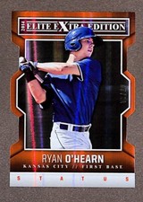2014 Panini Elite Extra Edition Orange State Die Cut #16 Ryan O'Hearn /10