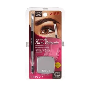 I-ENVY BY KISS ALL IN ONE BROW POMADE DARK BROWN #KBPM01 - Picture 1 of 3