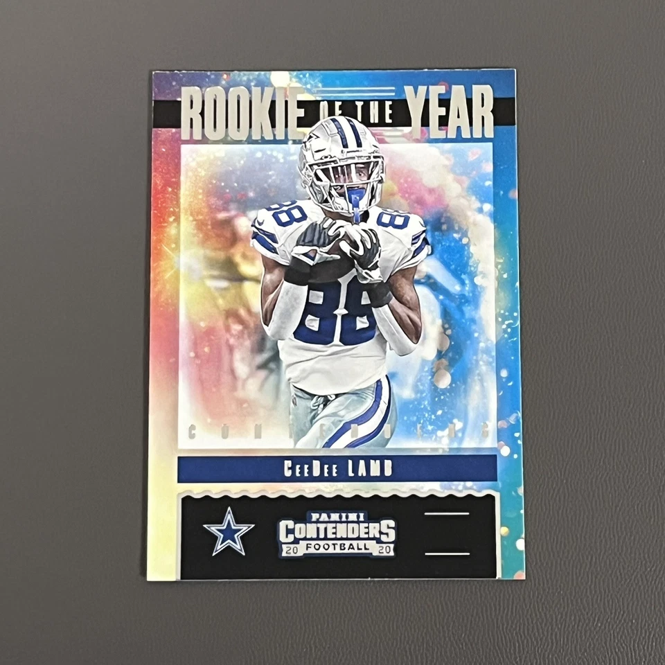 2020 Panini Contenders CeeDee Lamb Rookie of the Year RC #RY-CDL Dallas Cowboys - Image 1 of 4